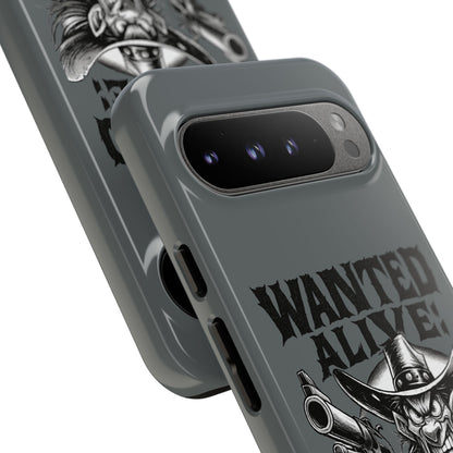 Phone Case — "Wanted Alive!" Cowboy Chewin' Tobacco Graphic