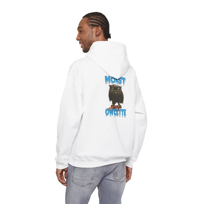 Owl Graphic Hoodie – “Must Owelette” Retro Drip Design