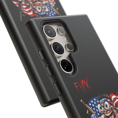 Patriotic Madman Phone Case — 'Funk Yea' USA Flag Tough Case