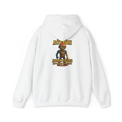 Action Figure Hoodie – Retro Toy Gamer Graphic Pullover
