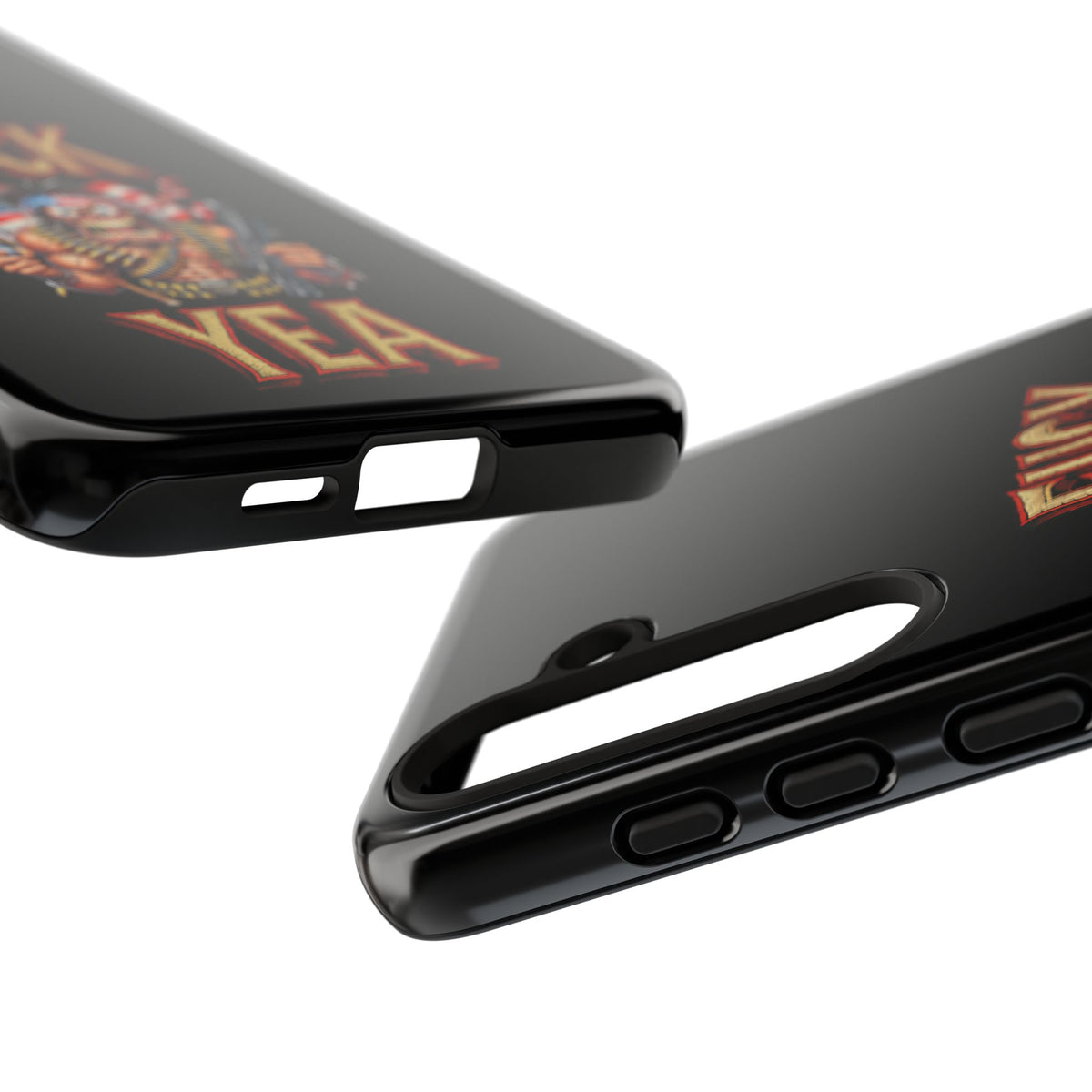 Phone Case — "FUCK YEA" Patriotic Skeleton Soldier Graphic
