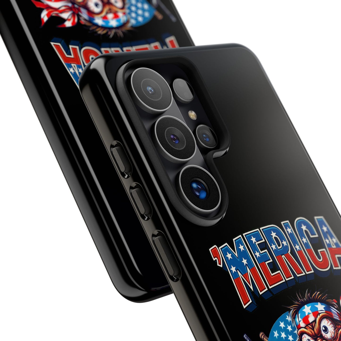 'MERICA Patriotic Phone Case — American Flag Madman Design