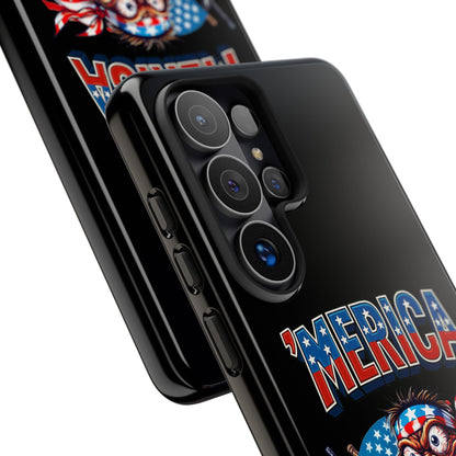 'MERICA Patriotic Phone Case — American Flag Madman Design