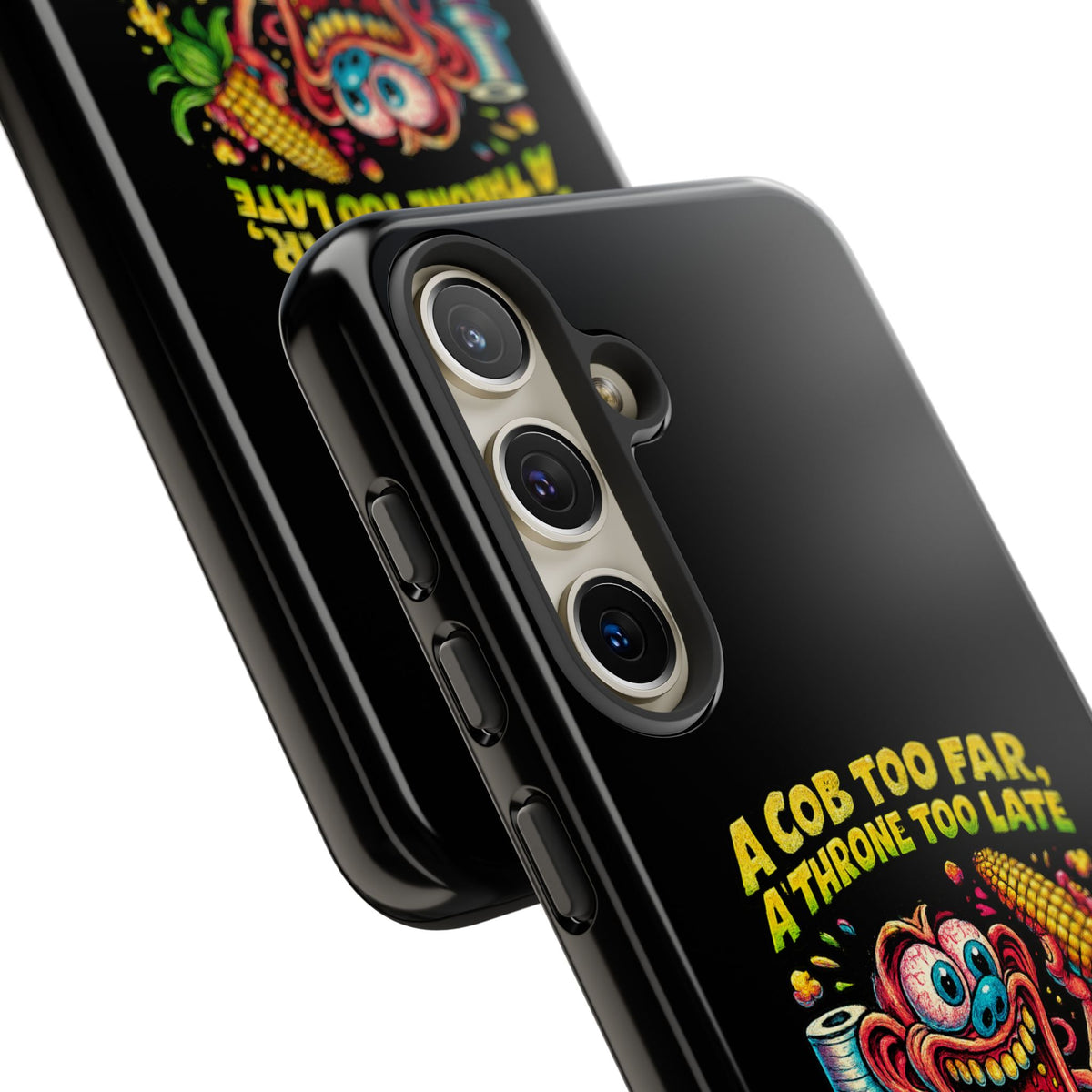 Phone Case — "A Cob Too Far" Popcorn Horror Design