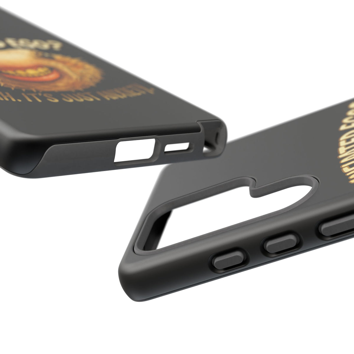 Phone Case — "Inflated Ego? Nah, It's Just Anxiety" Funny Pufferfish Design