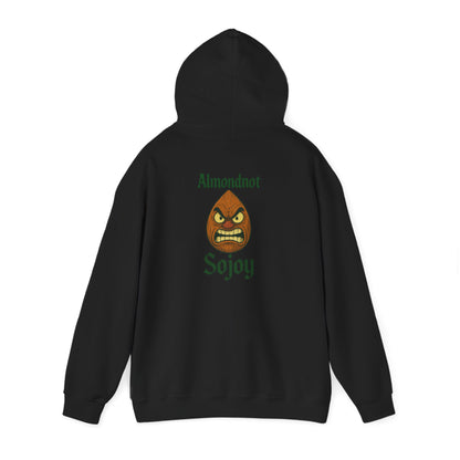 Angry Almond Hoodie - Tropical Humor Graphic Sweatshirt