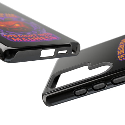 Phone Case — 'I've Fallen Far From the Tree, Straight Into Madness' Pumpkin Horror Design