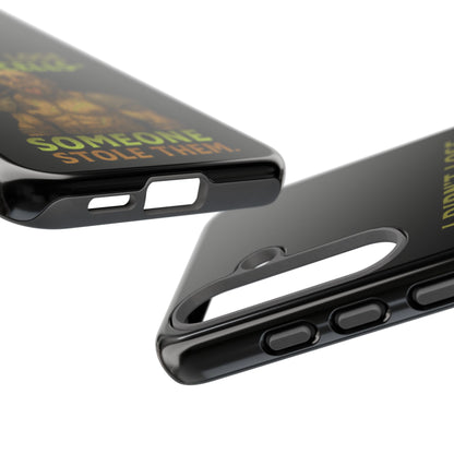 Phone Case — “I Didn’t Lose Brain Cells — Someone Stole Them” Humorous Zombie Graphic