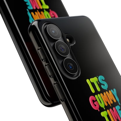 Phone Case — "It's Gummy Time" Rainbow Gummy Bear Protective Cover