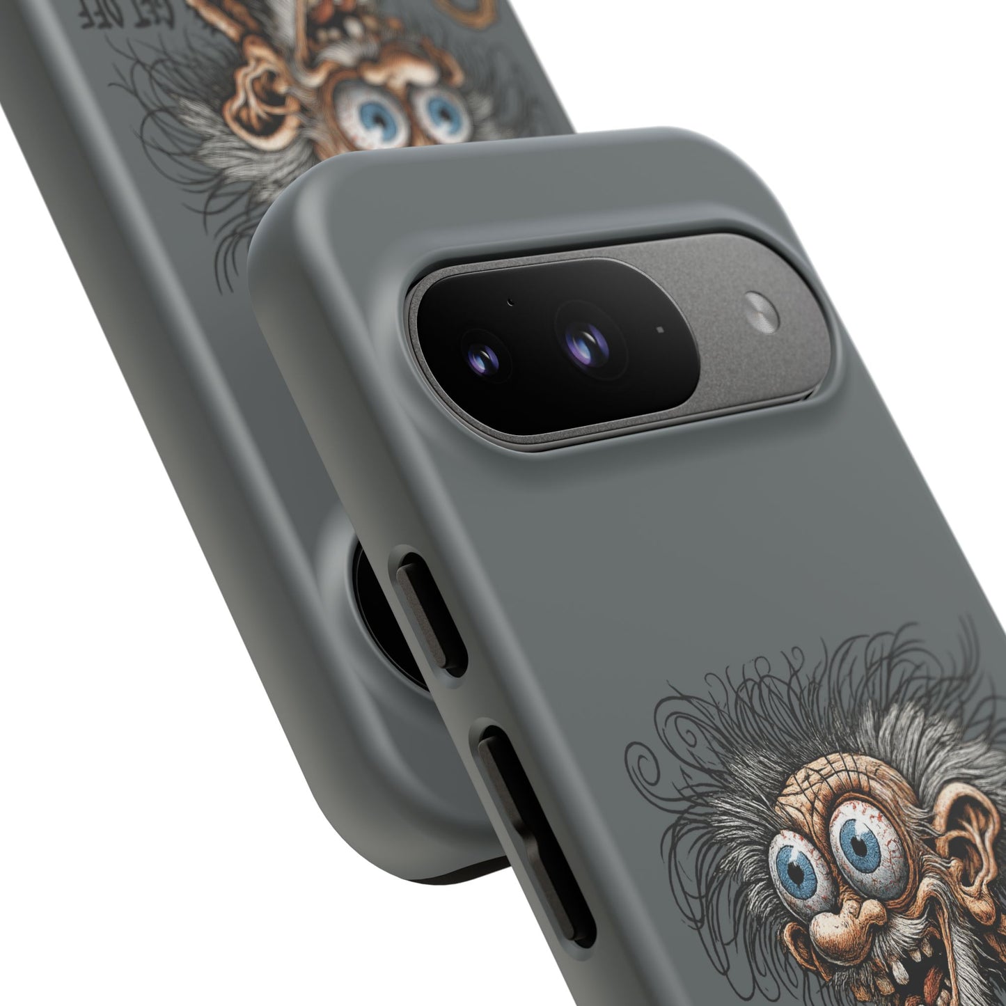 Phone Case — Funny Grumpy Troll Design: “Get Off My Lawn” Protective Cover