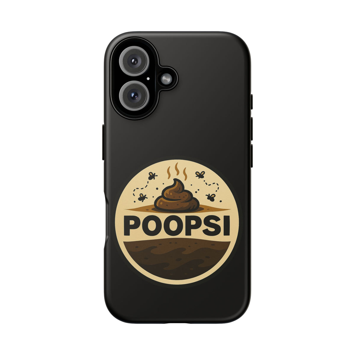 Phone Case — 'POOPSI' Funny Poop Logo Protective Cover