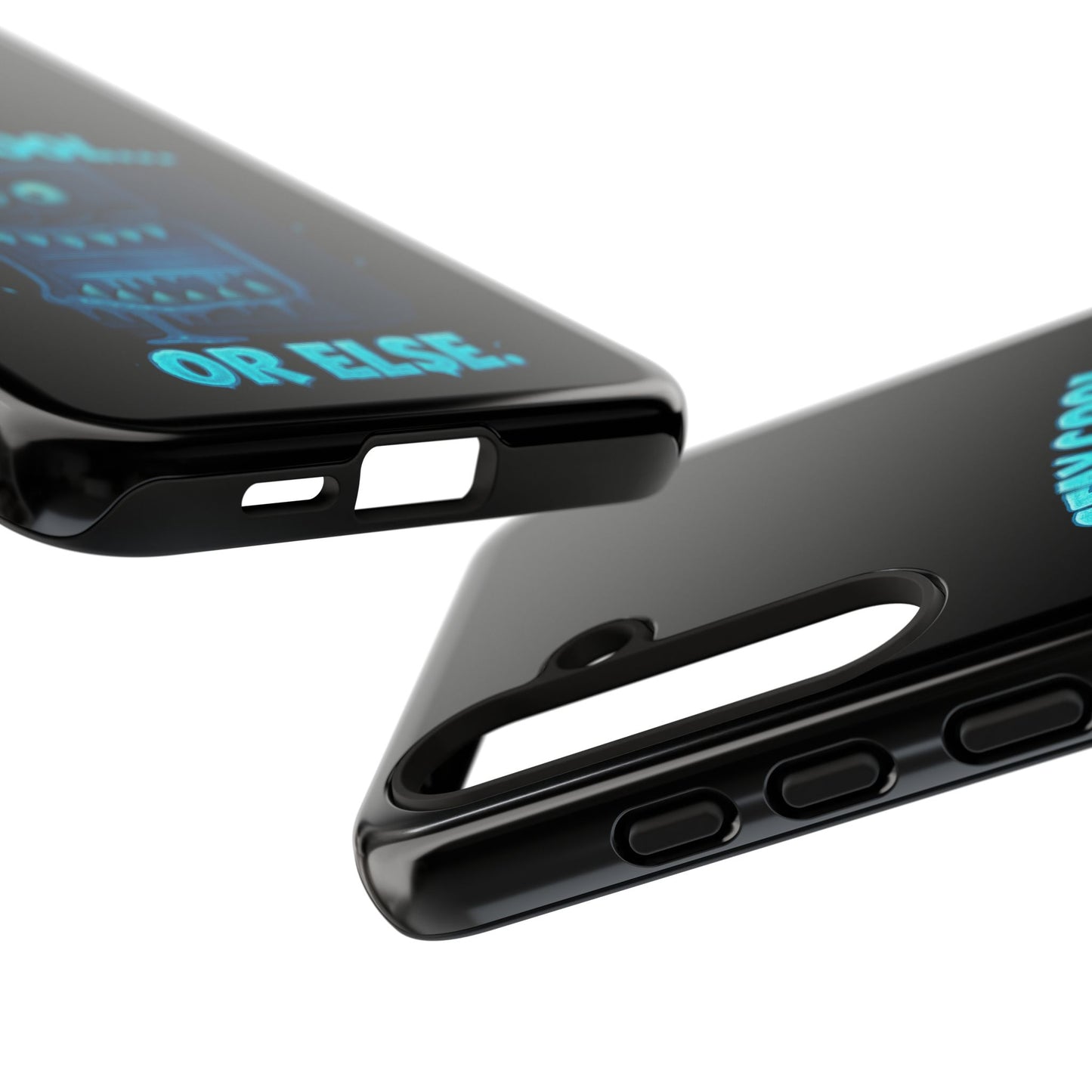 Stay Cool... Or Else. Phone Case — Neon Monster Protective iPhone Cover