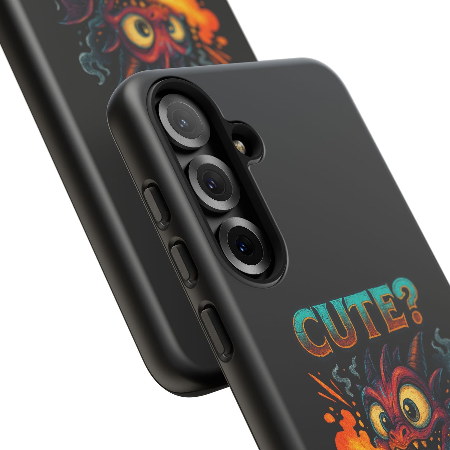 Phone Case — "Cute? I Prefer Dangerously Charming" Dragon Monster Protective Cover