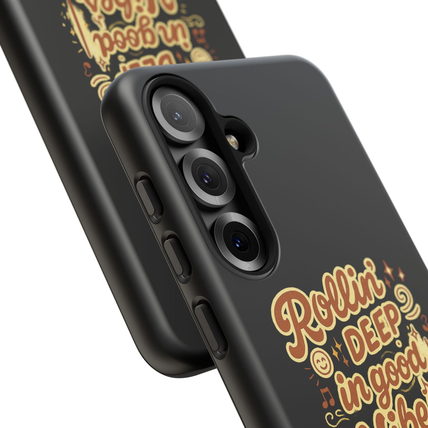 Phone Case — "Rollin' Deep in Good Vibes" Cartoon Retro Design
