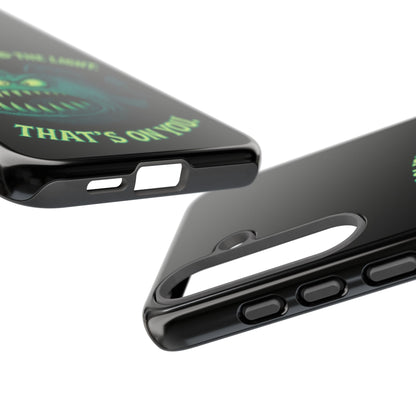 Anglerfish Phone Case – “You Followed The Light, That’s On You” Glow Horror Protective Case