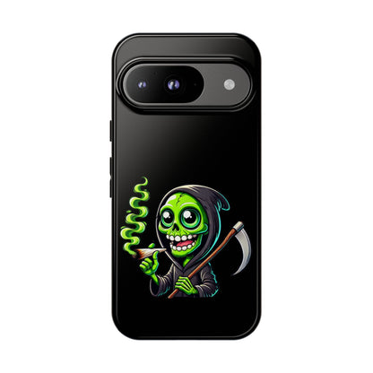 Grinning Green Reaper Phone Case
