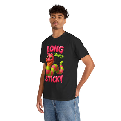 Long. Sweet. Sticky. – Gummy Worm Tee