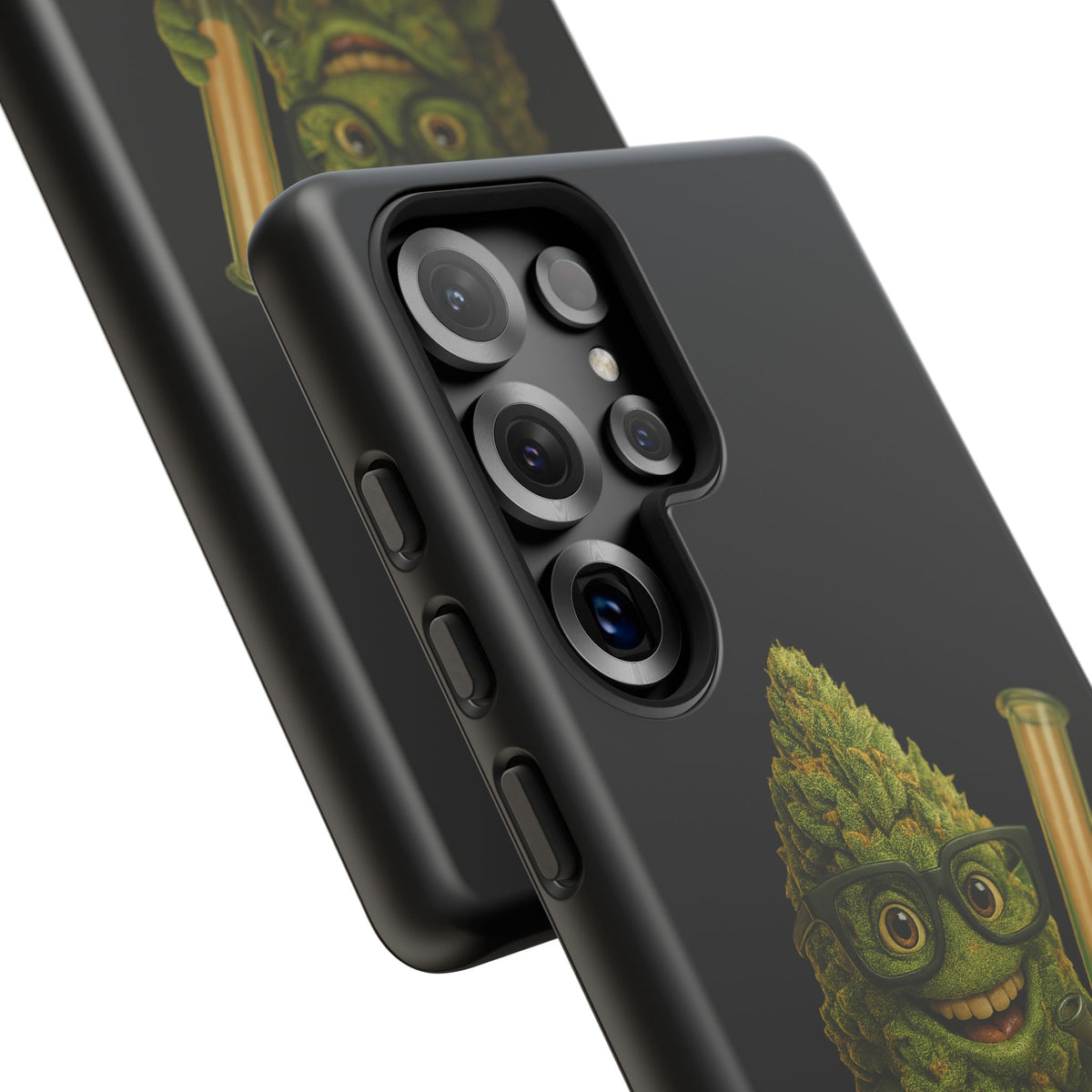 Phone Case — "Educated. Medicated. Elevated." Cute Bud Scientist Design
