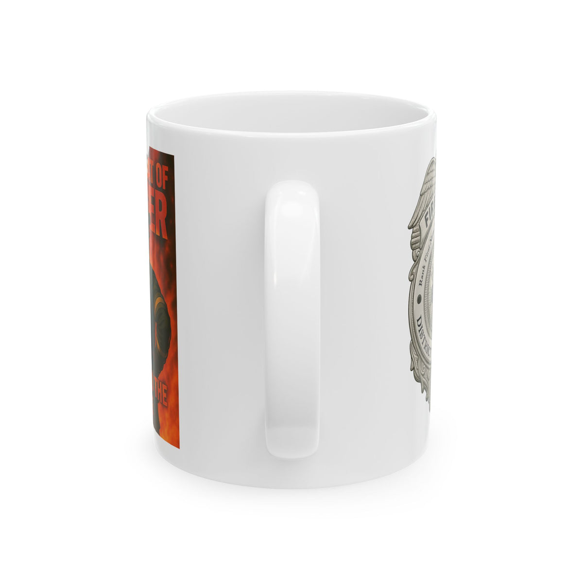 In the Heat of Danger – Firefighter Tribute Mug