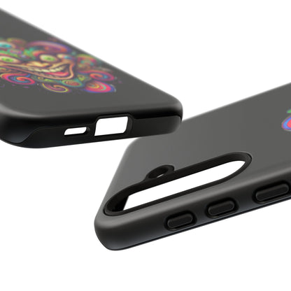 Psychedelic Jester Phone Case — Colorful Creepy Clown Tough Case