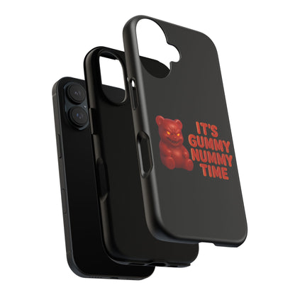 Phone Case — "It's Gummy Nummy Time" Red Gummy Bear Protective Case