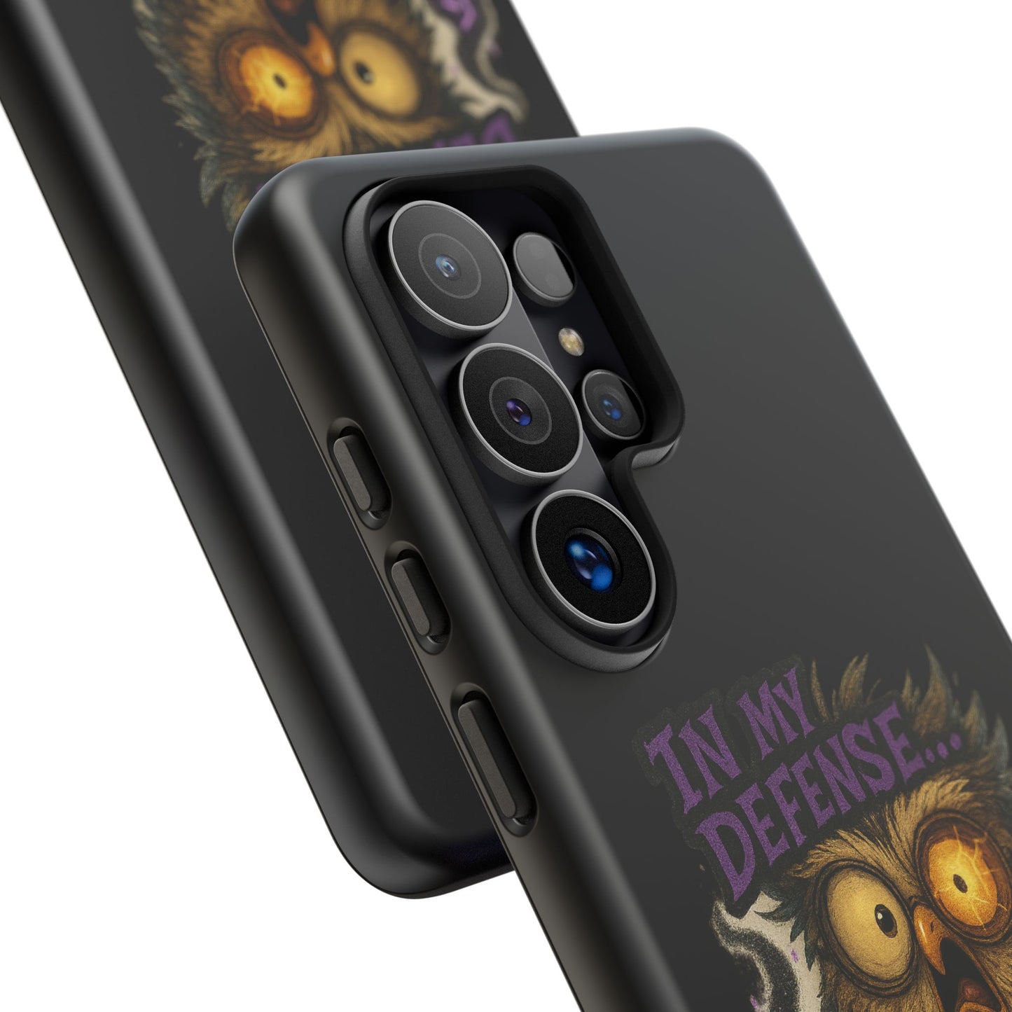 Phone Case — 'In My Defense… The Spell Did Work' Owl Witchy Protective Case