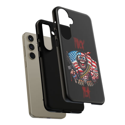 Phone Case — American Flag Skull Soldier Design (Tough Cases)