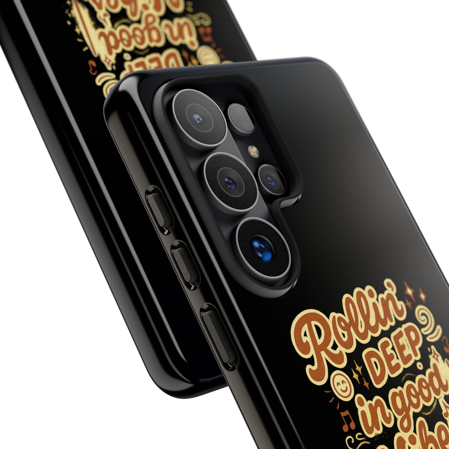 Phone Case — "Rollin' Deep in Good Vibes" Cartoon Retro Design