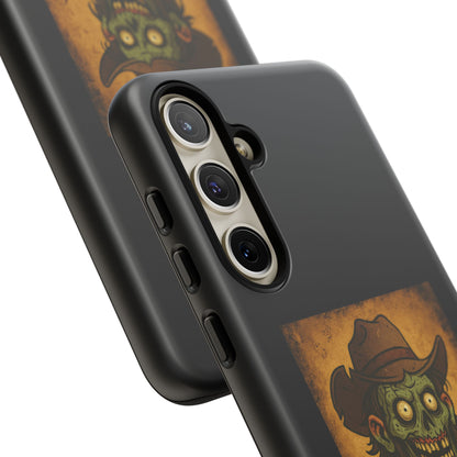 Zombie Cowboy Phone Case — "Ain't No Grave Gonna Hold This Yeehaw" Protective iPhone Cover