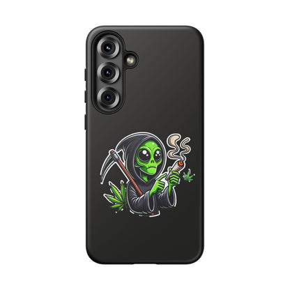 Reaper Alien Phone Case – Cute Grim Reaper Smoking Weed iPhone Case