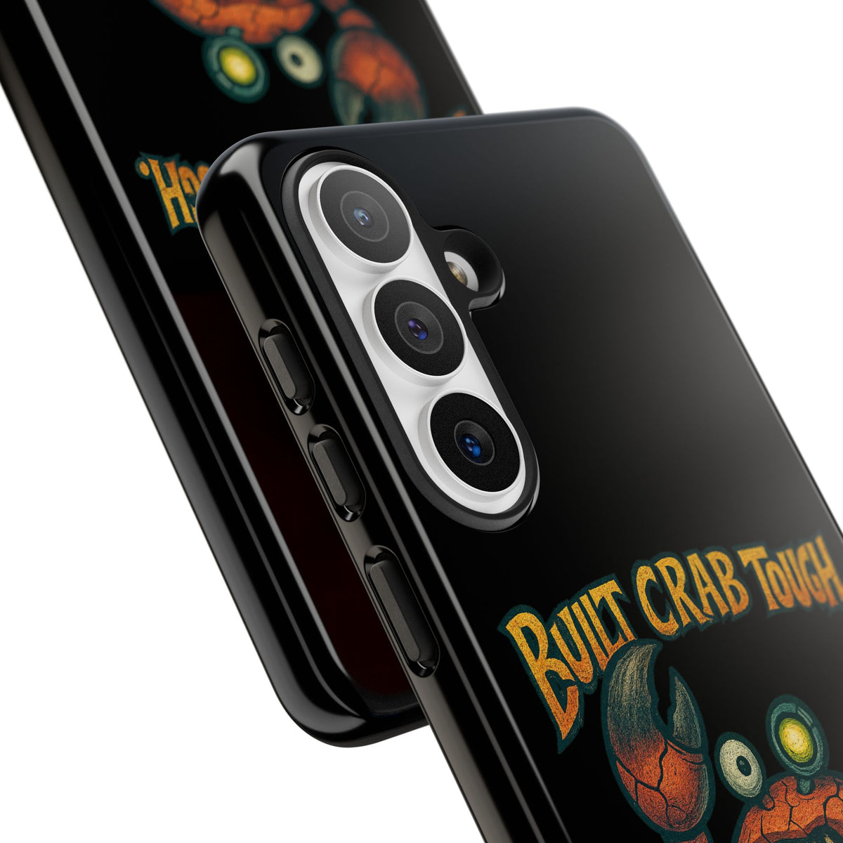 Phone Case - "Built Crab Tough" Funny Crab Graphic Protective Case