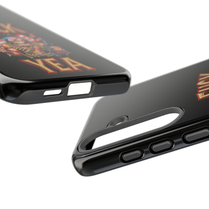 Phone Case — "FUCK YEA" Patriotic Skeleton Soldier Graphic