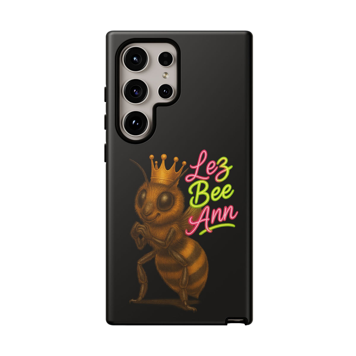 Phone Case — 'Lez Bee Ann' Queen Bee Tough Protective Cover