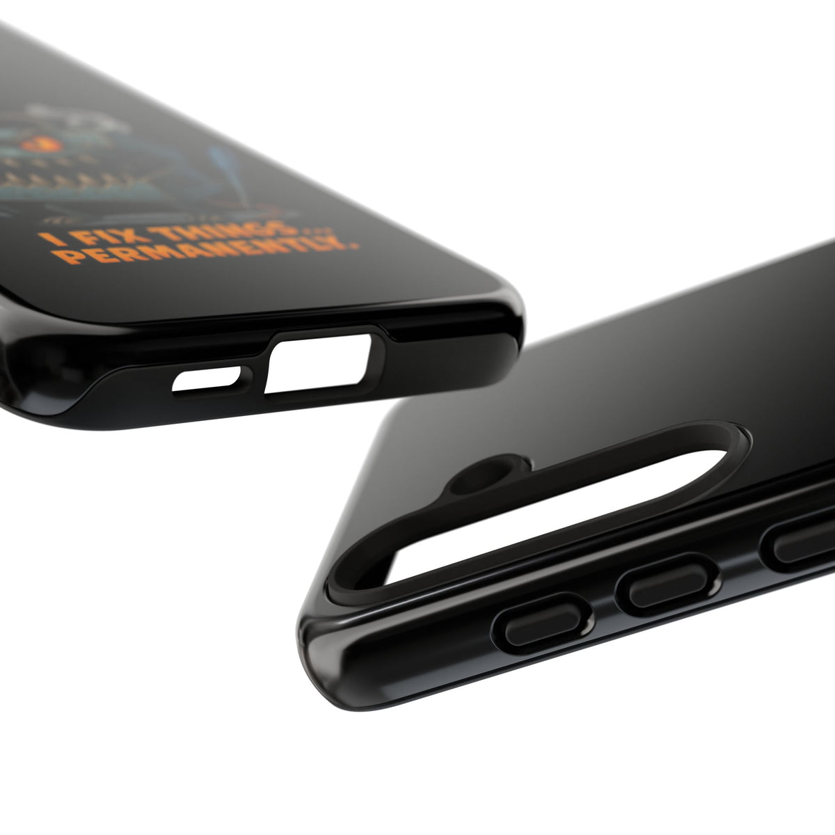 Phone Case — 'I Fix Things... Permanently' Mechanic Tool Monster Protective Case