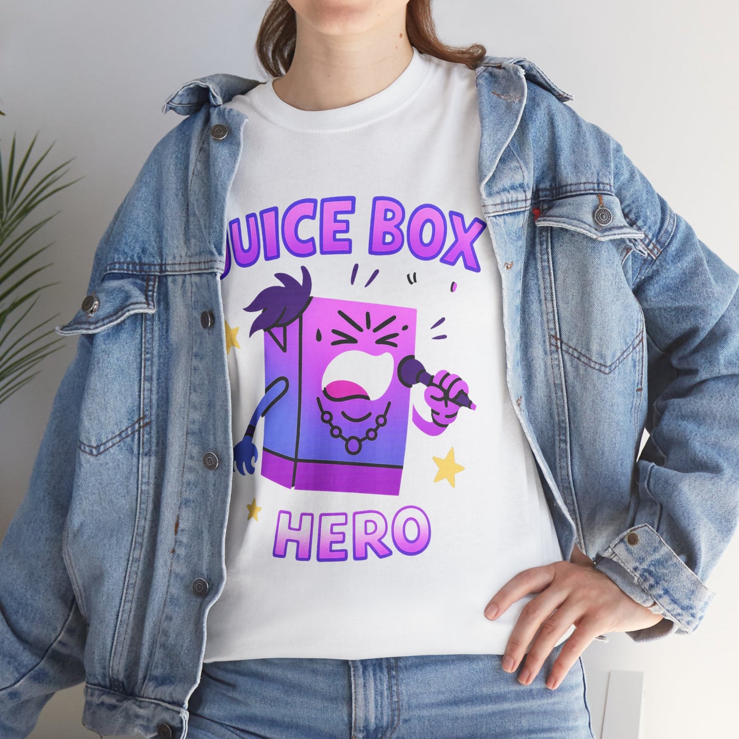 Juice Box Hero T-Shirt | Cute Cartoon Beverage Design