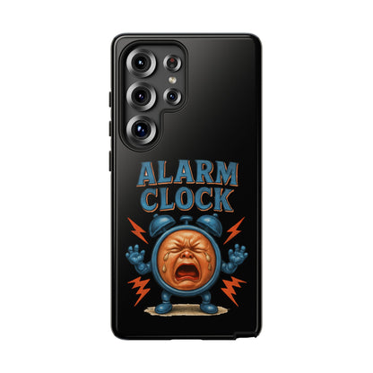 Phone Case — "Alarm Clock" Retro Screaming Clock Protective Cover
