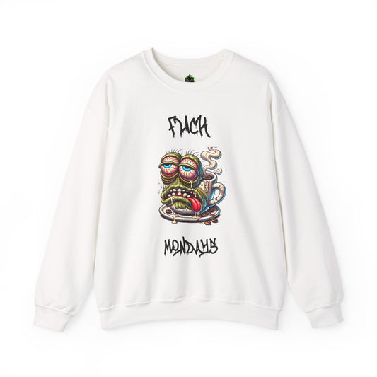 F*** Mondays Coffee Zombie Crewneck Sweatshirt