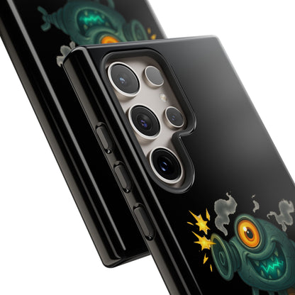 Phone Case — Cute Zombie Blaster Design with "I See You... And Now You're Toast"
