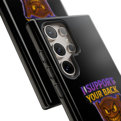 Phone Case — "I Support Your Back and Break Your Will" Funny Creepy Chair Design