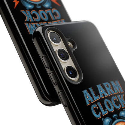 Phone Case — "Alarm Clock" Retro Screaming Clock Protective Cover