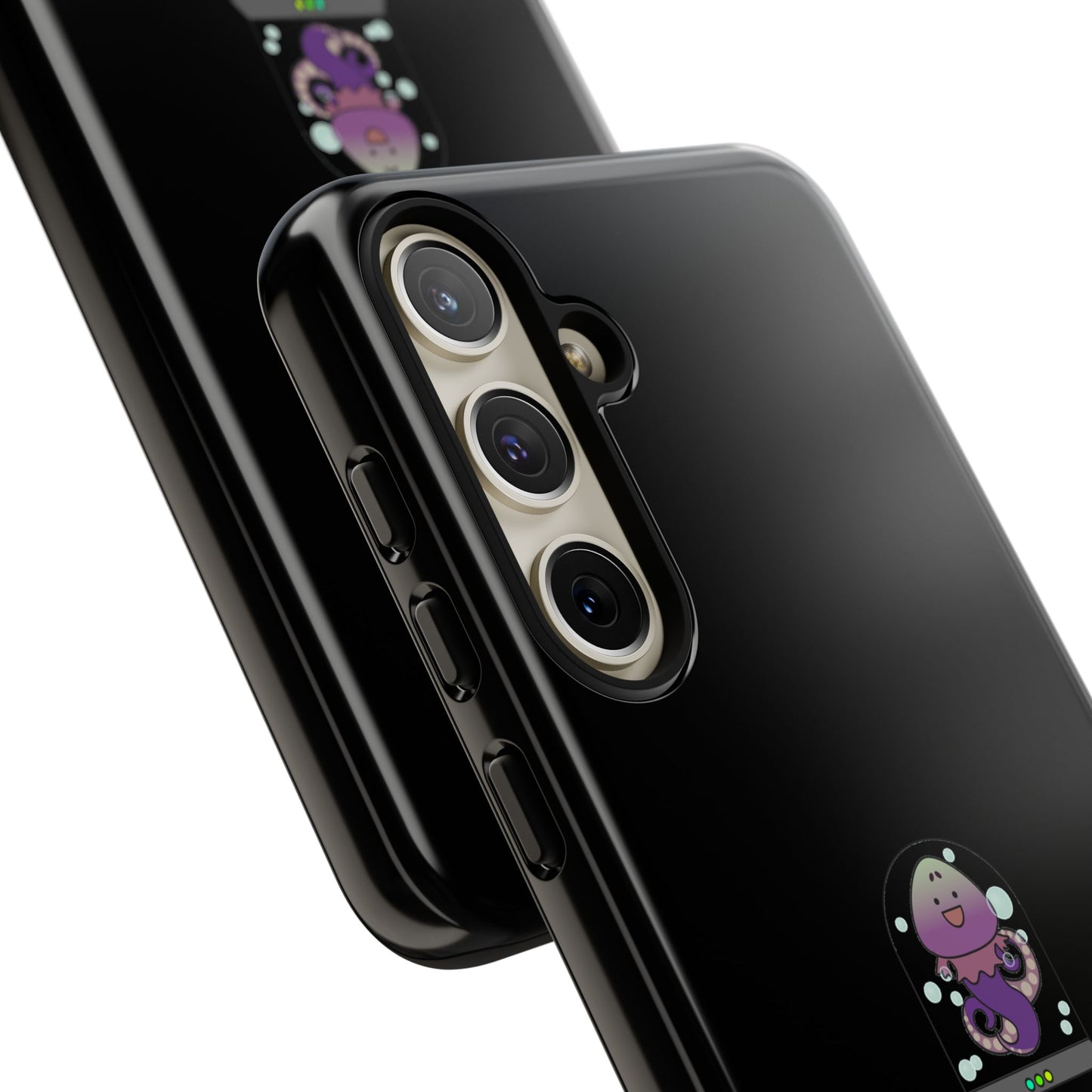 Phone Case — 'Got Protection?' Cute Purple Alien Anti-Shock Protective Cover