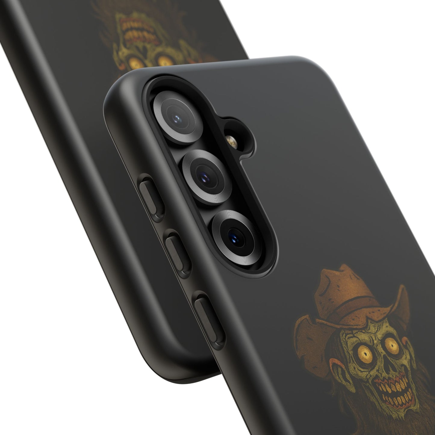 Zombie Cowboy Phone Case — "Ain't No Grave Gonna Hold This Yeehaw" Protective iPhone Cover