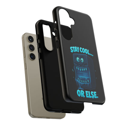 Stay Cool... Or Else. Phone Case — Neon Monster Protective iPhone Cover