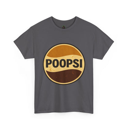 POOPSI logo tee | Retro soda parody shirt