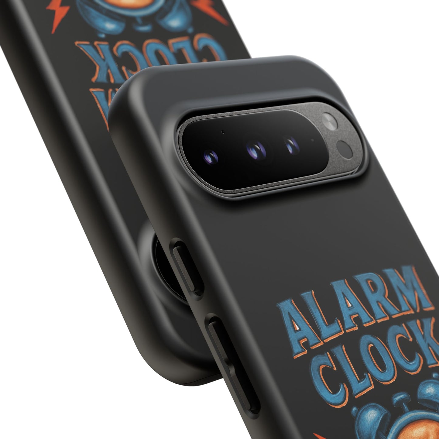 Phone Case — "Alarm Clock" Retro Screaming Clock Protective Cover