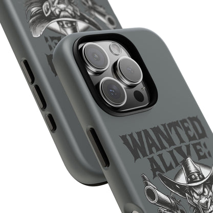 Phone Case — "Wanted Alive!" Cowboy Chewin' Tobacco Graphic