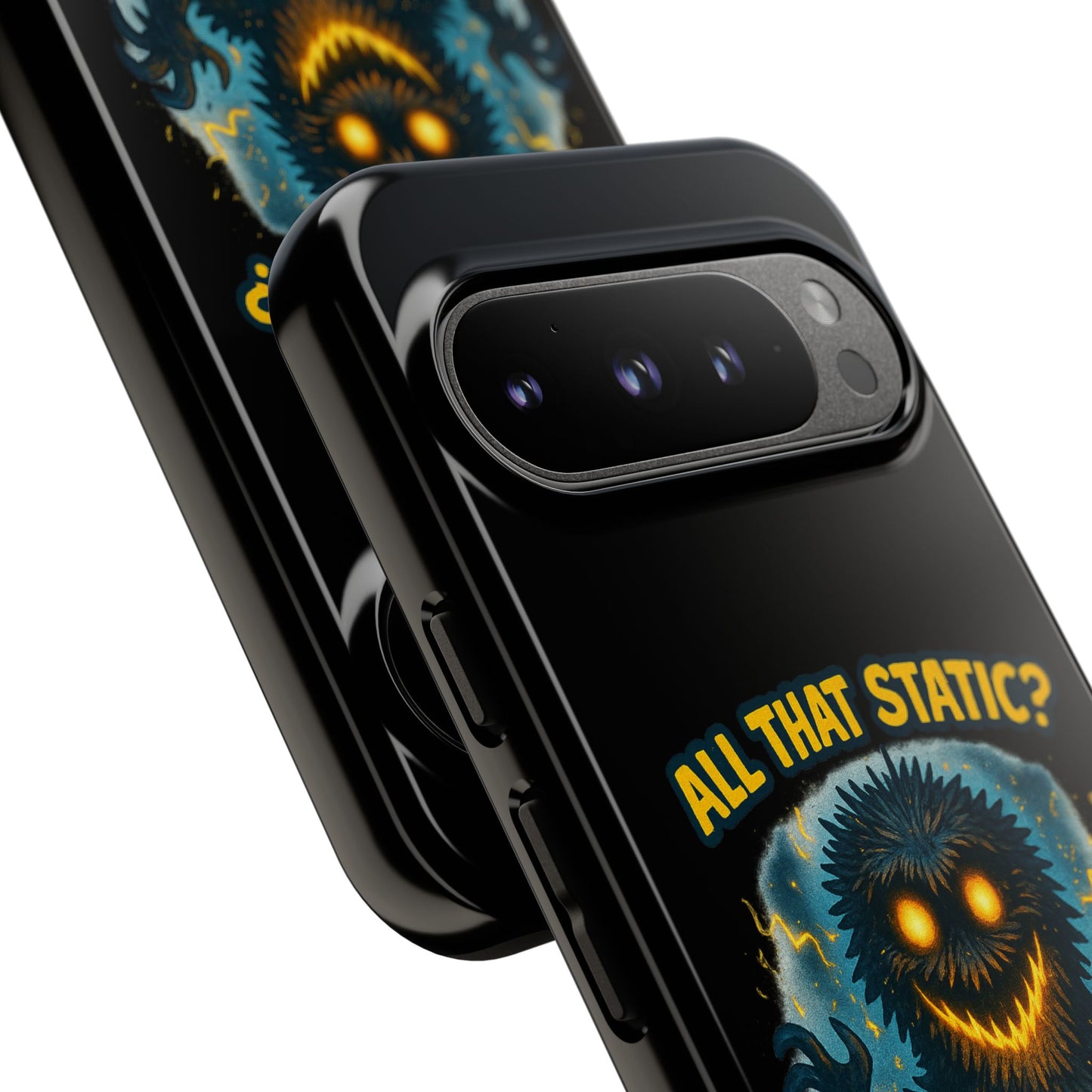 Phone Case — 'All That Static? That's Me Charging Up' Cute Monster Protective Case