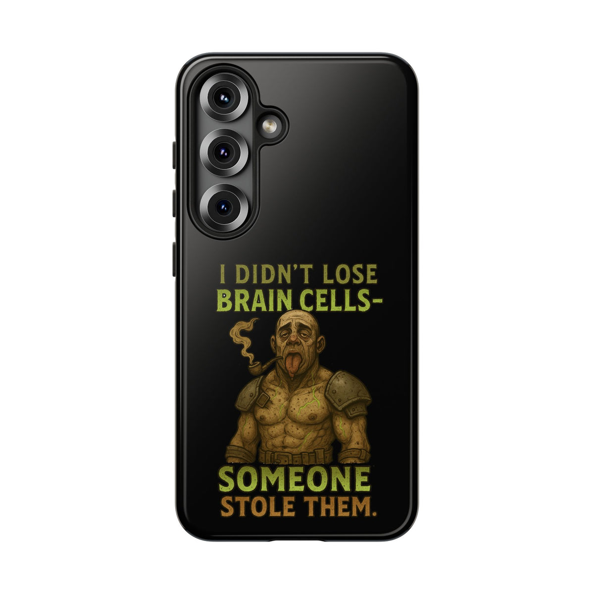 Phone Case — “I Didn’t Lose Brain Cells — Someone Stole Them” Humorous Zombie Graphic