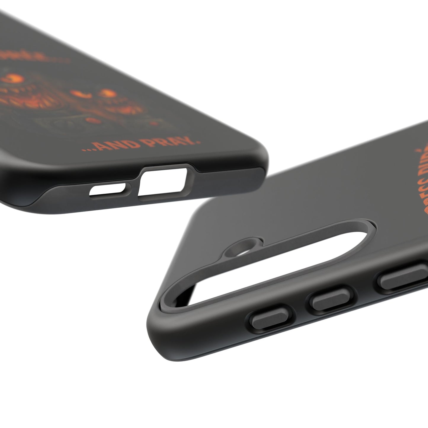 Phone Case - 'Press Purée...and Pray' Halloween Horror Protective Cover