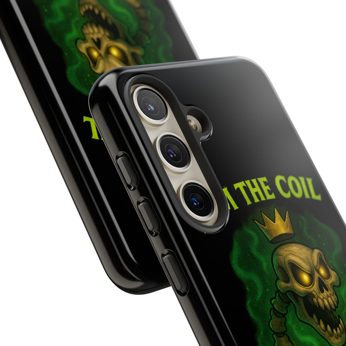 Tough Cases — “I Am The Coil In Your Nightmares” Skull Snake Shockproof Phone Case